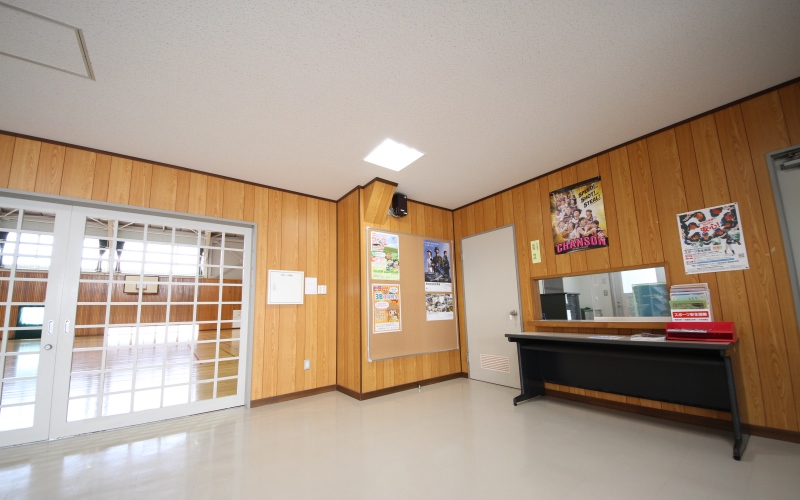 蒲原体育館内観1