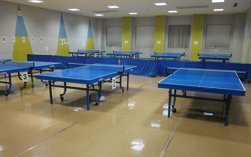 北部体育館卓球場