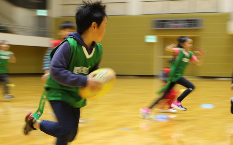 タグラグビー教室(中央体育館)