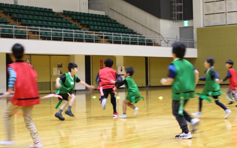 タグラグビー教室(中央体育館)